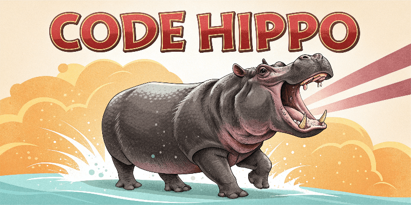Code Hippo in action